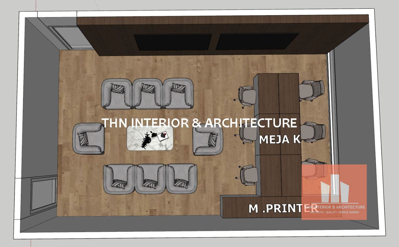 Office Fitout / Renovation @ Lounge & Media Center, Cikoko, Jakarta Selatan